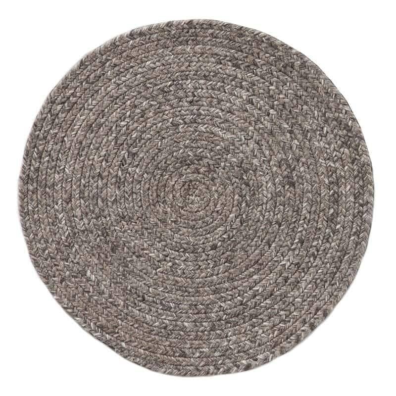 Pinecone Green Oval Jute Braided Rugs –