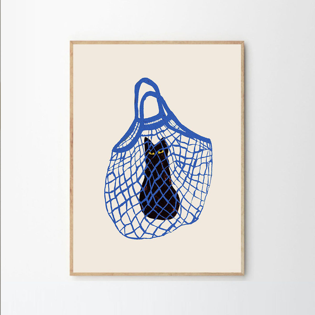 Buy The Cat S In The Bag Print 30Cm X 40Cm by The Poster Club online RJ Living