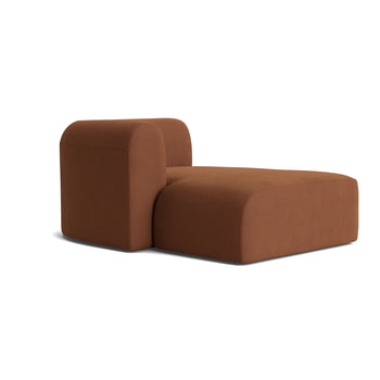 Berg Left Chaise Module - Corduroy Cocoa