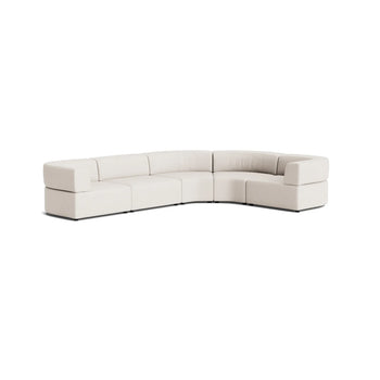 Stretch Angled Corner Sofa - Silex Off White