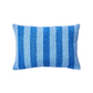 Boucle Stripe Cushion - Blue