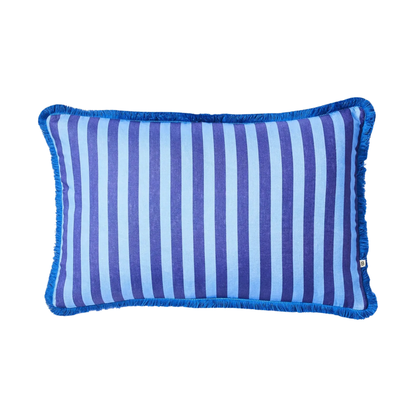 Thin Stripe Cushion - Blue