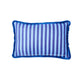 Thin Stripe Cushion - Blue