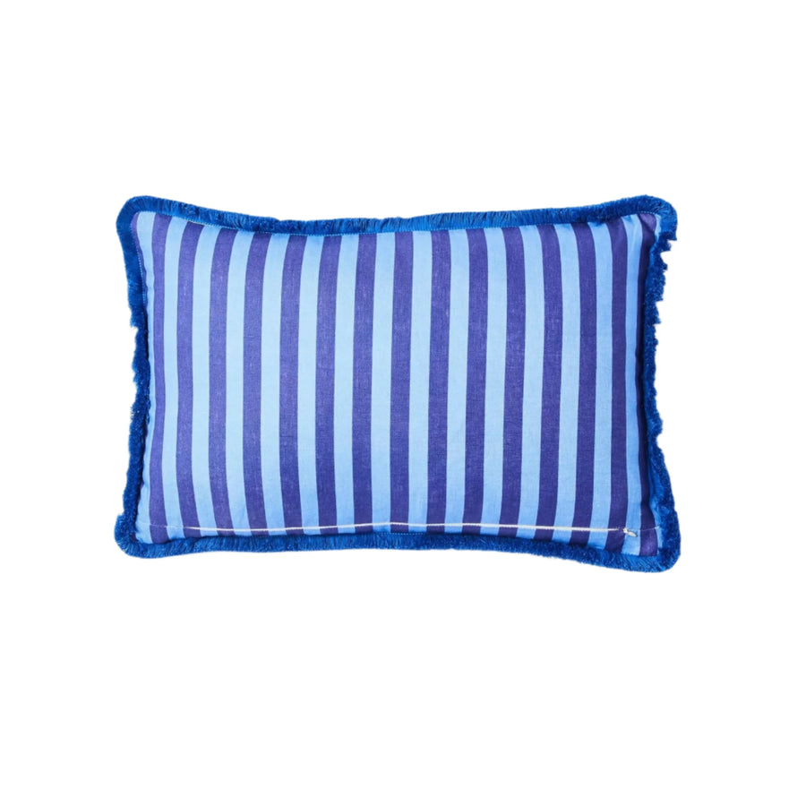 Thin Stripe Cushion - Blue