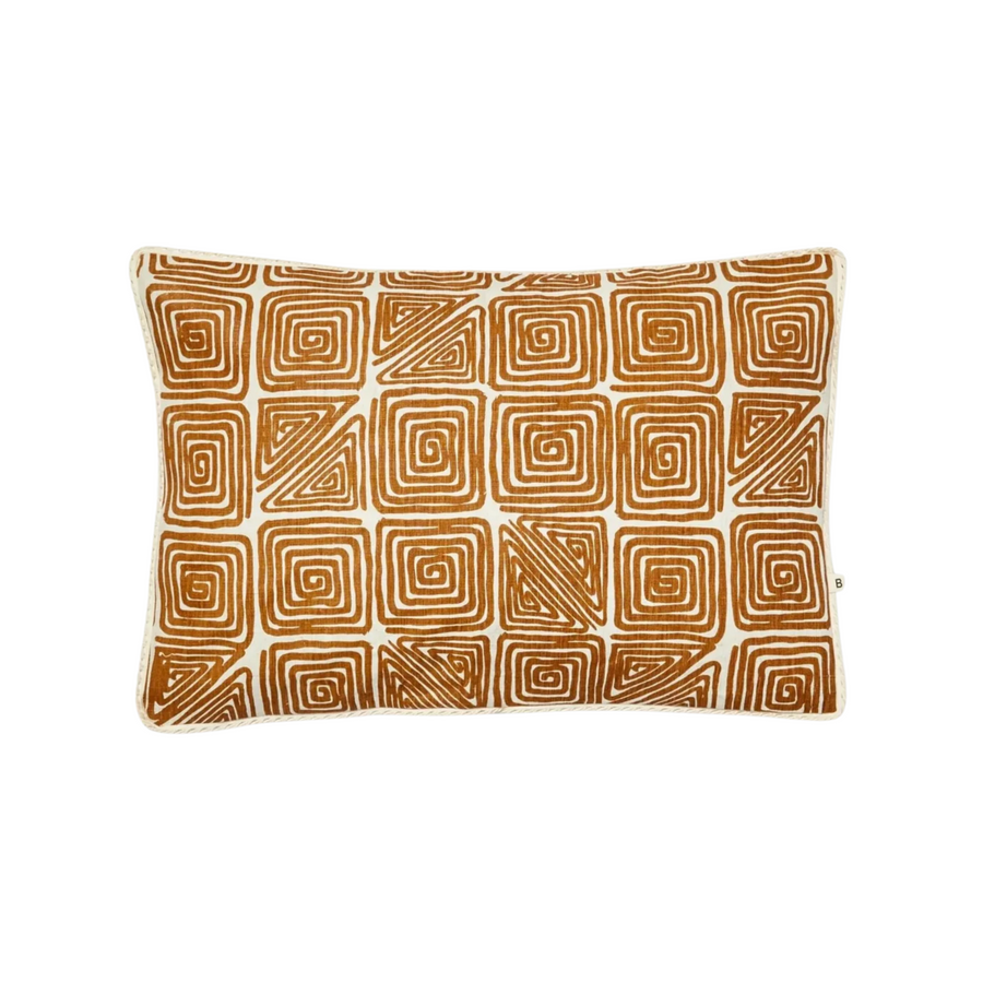 Maze Cushion - Tan