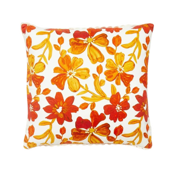 Small Dogwood Cushion - Rust