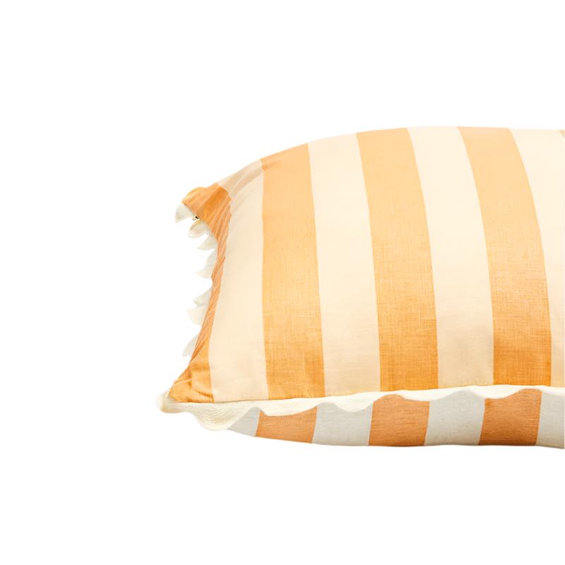 Bold Stripe Cushion - Wheat