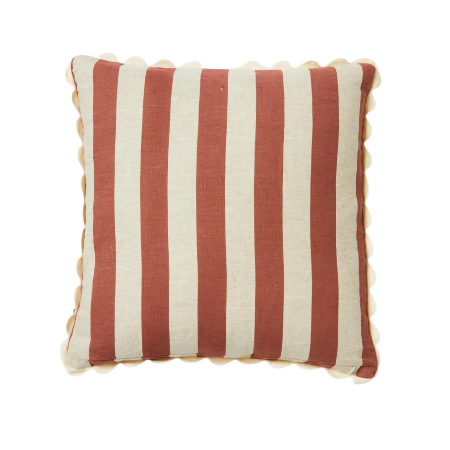 Bold Stripe Cushion - Berry Pink