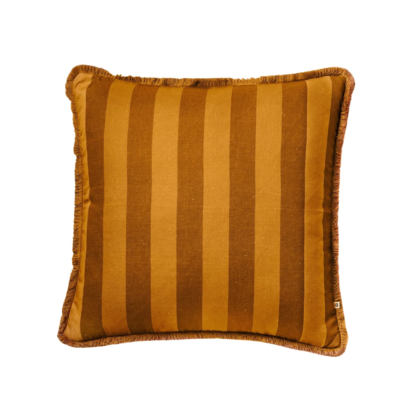 Bold Stripe Cushion - Mustard