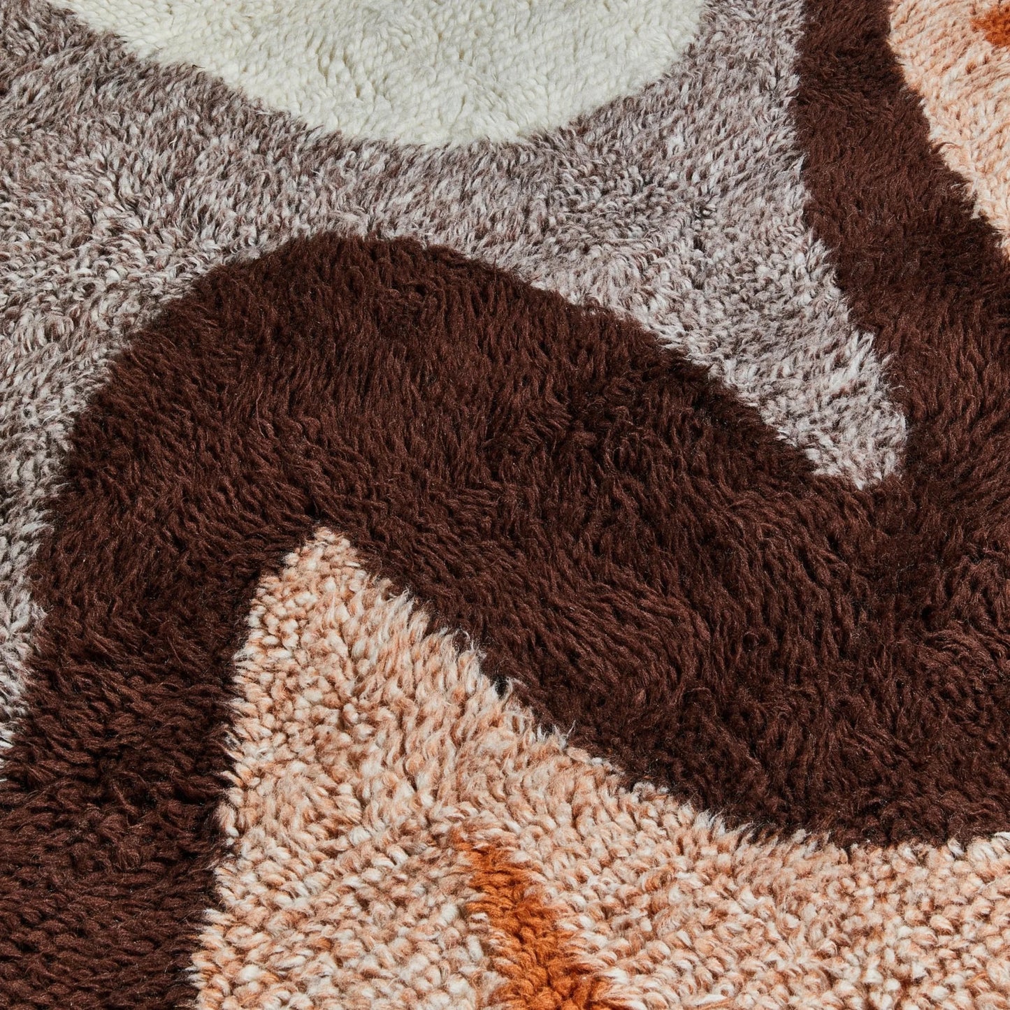 Wave Wool Rug 150cm x 230cm - Orange