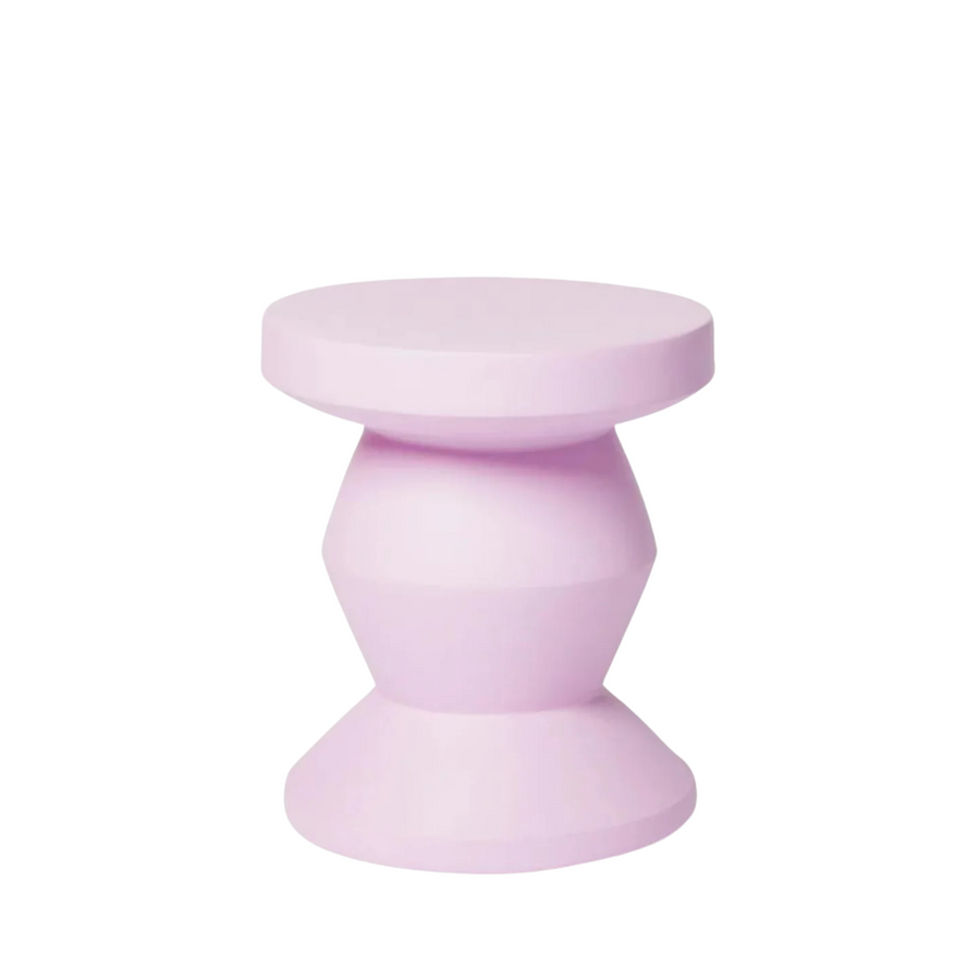 Pedestal Side Table - Lilac