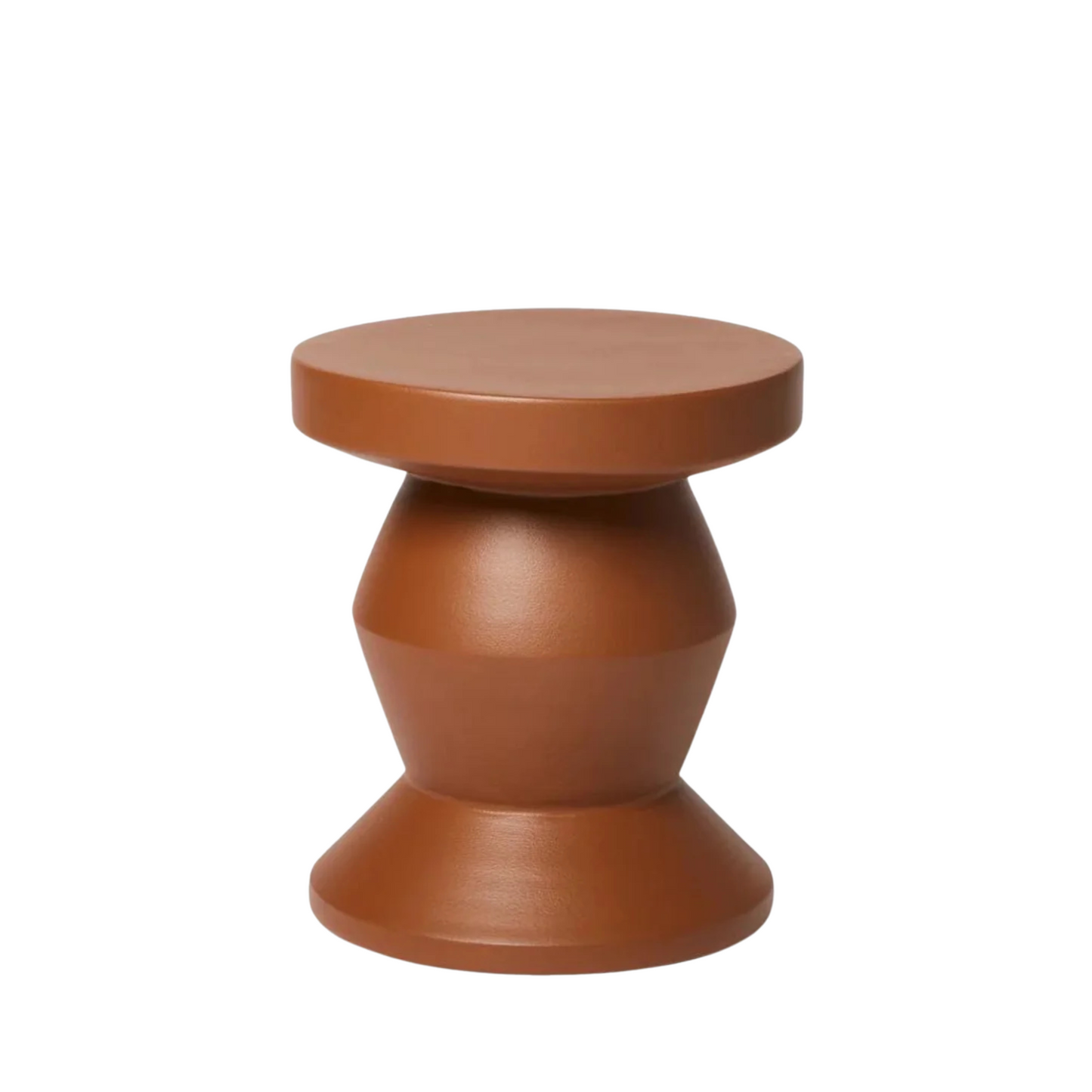 Pedestal Side Table - Chocolate