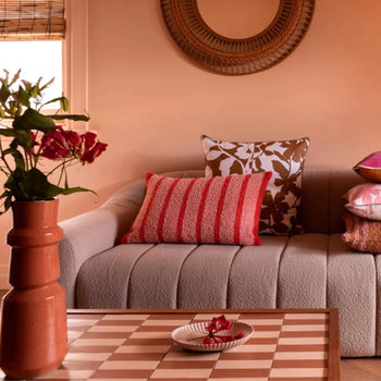 Tiled Coffee Table - Blush Terracotta