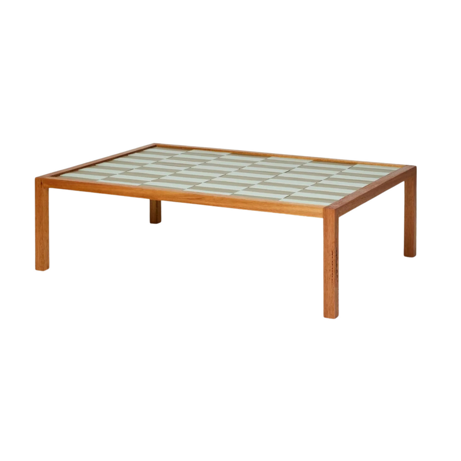 Tiled Coffee Table - Blue Green