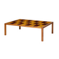 Tiled Coffee Table - Chocolate Mustard