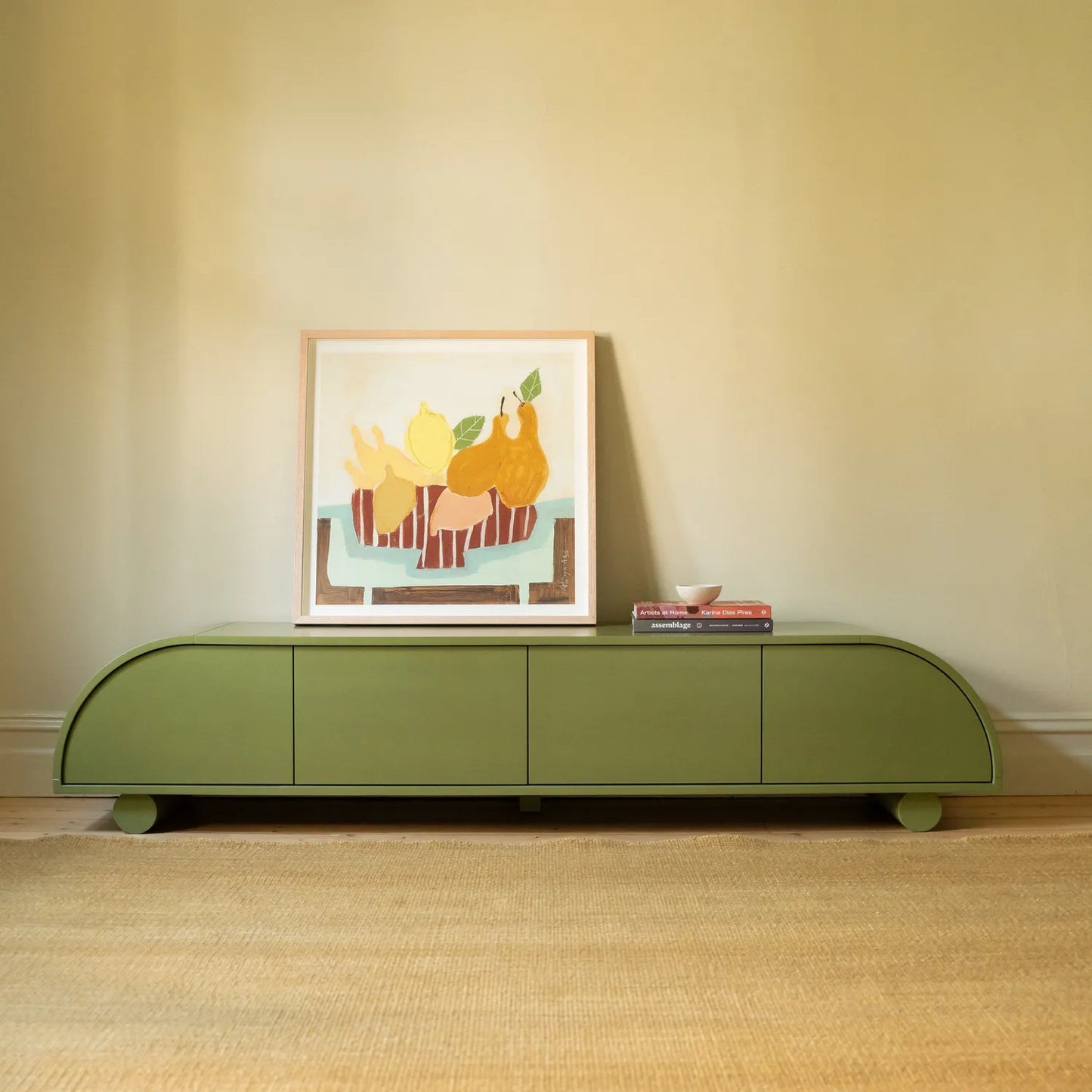 Muse Entertainment Unit 210cm - Olive