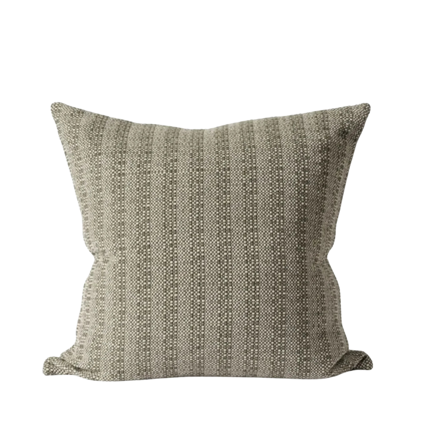 Basketweave Cushion - Kale