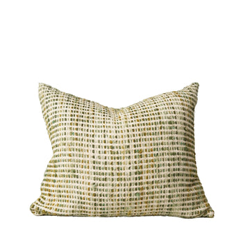 Valerie Woven Cushion 55cm x 45cm - Kale/Multi