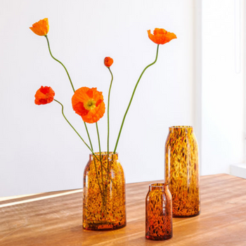 Otto Vase Small - Amber Speckle