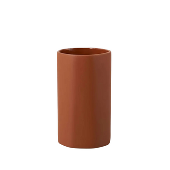 Fossil Vase Small - Brick