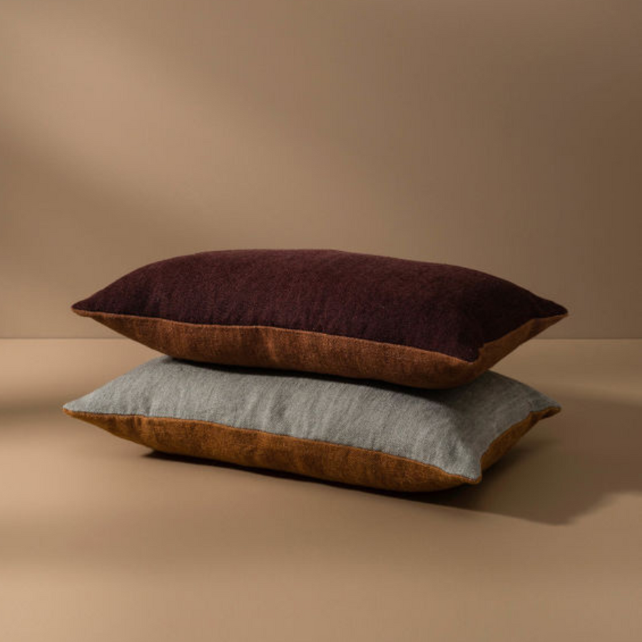 Piccolo Cushion - Mulberry / Brick