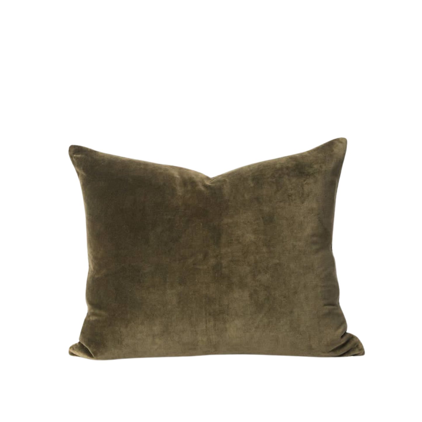 Cotton Velvet Cushion - Ivy