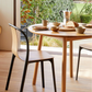 Radial Round Dining Table 100cm - Natural Oak