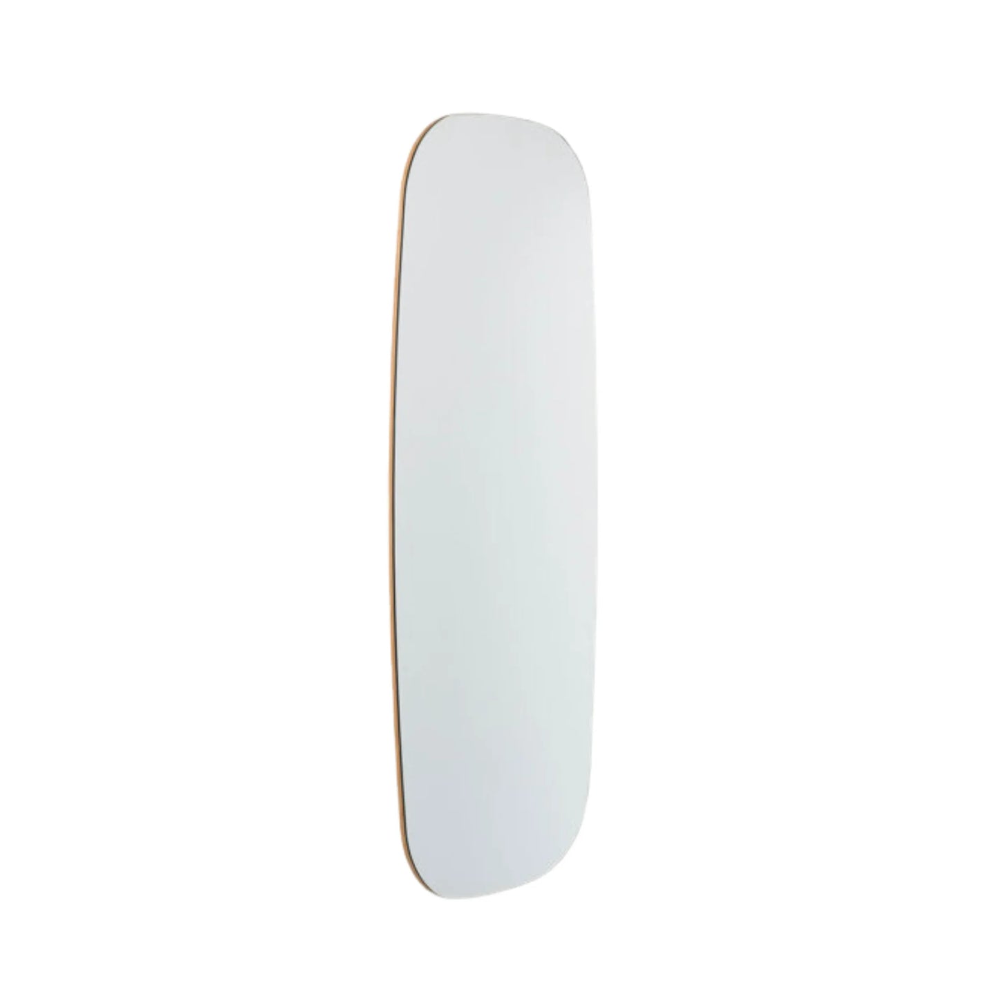 Oval Full Length Mirror - Oak