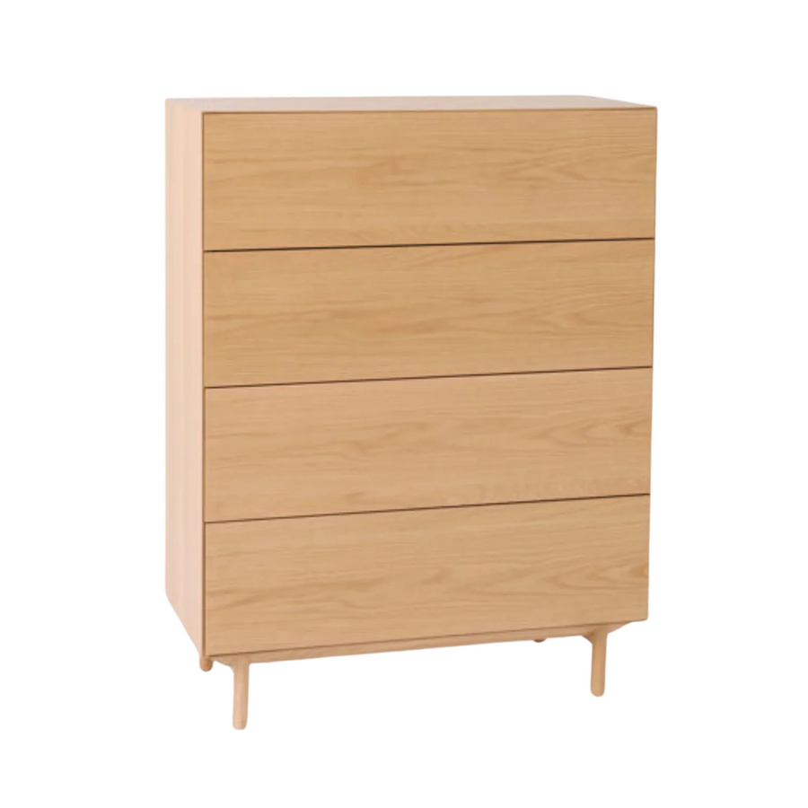 Compound 4 Drawer Chest - Oak