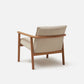 Label Armchair - Oak/Ecru