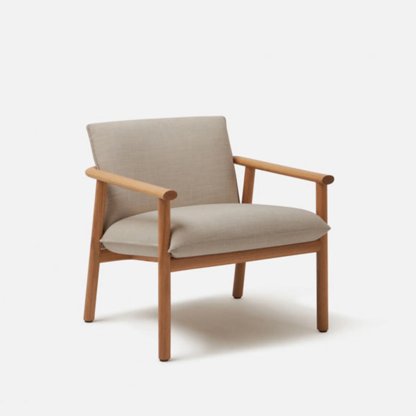 Label Armchair - Oak/Beige