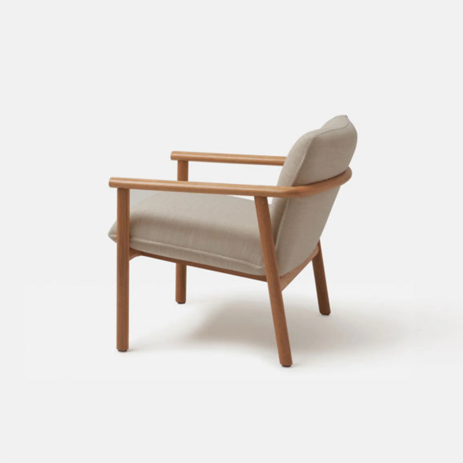 Label Armchair - Oak/Beige