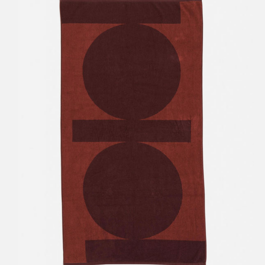 Reflect Beach Towel - Mulberry/Ruby