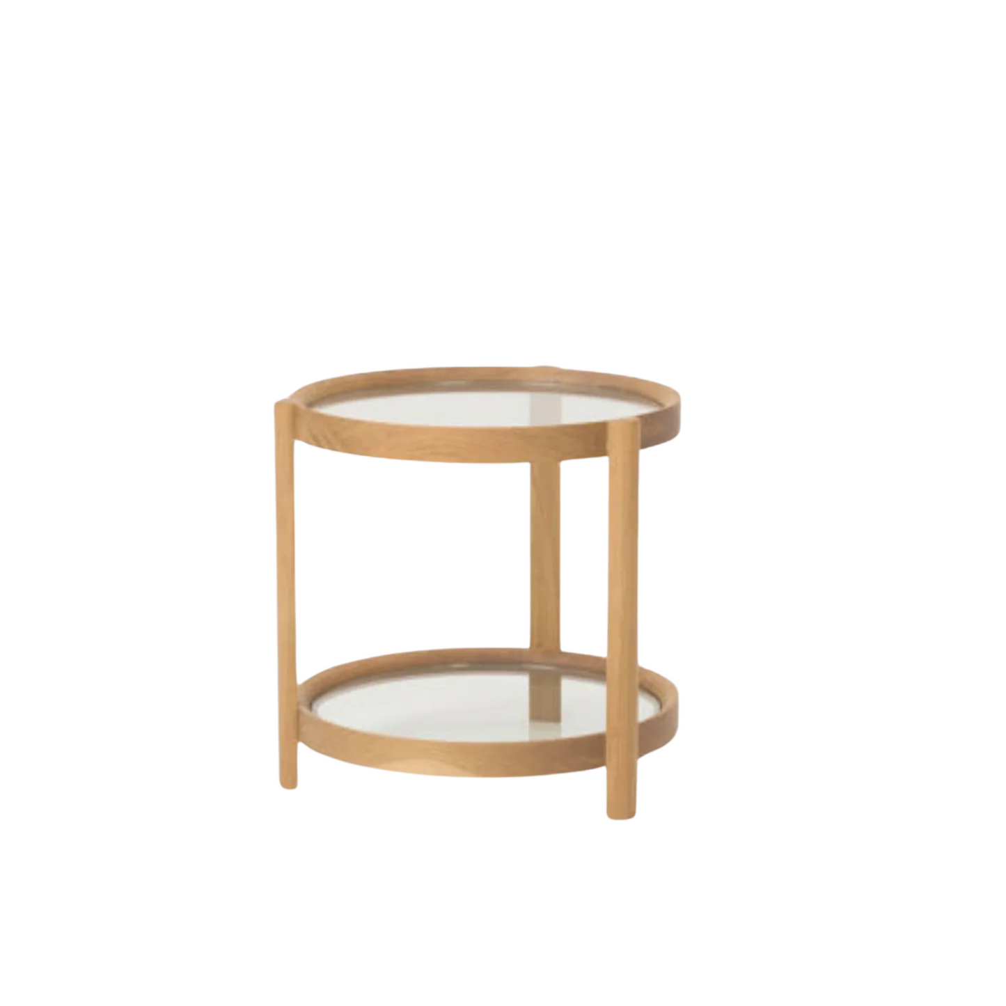 Column Side Table - Oak