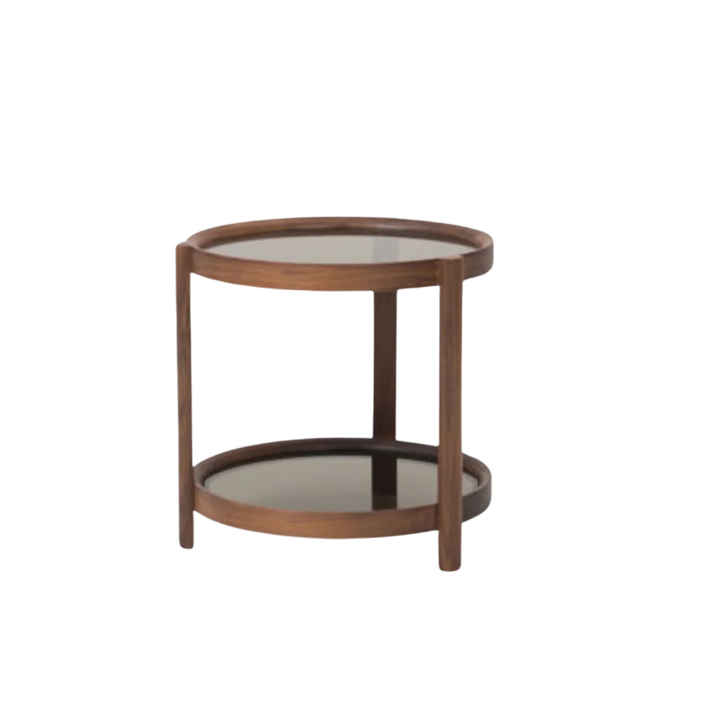 Column Side Table - Walnut