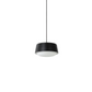 Ellipse Short Black Pendant - Small