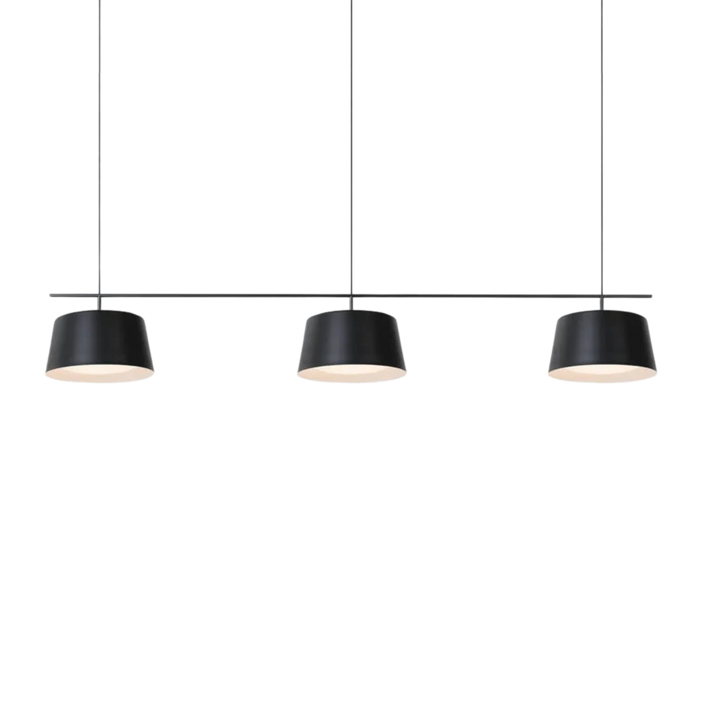 Ellipse Black Pendant Connection Bar - Large