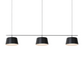 Ellipse Black Pendant Connection Bar - Large