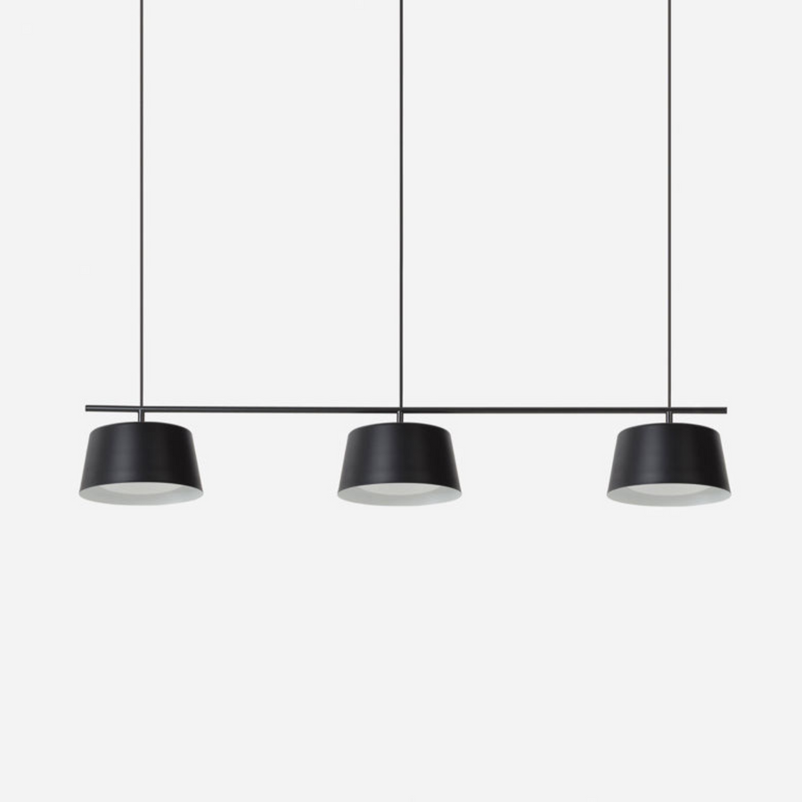 Ellipse Black Pendant Connection Bar - Large