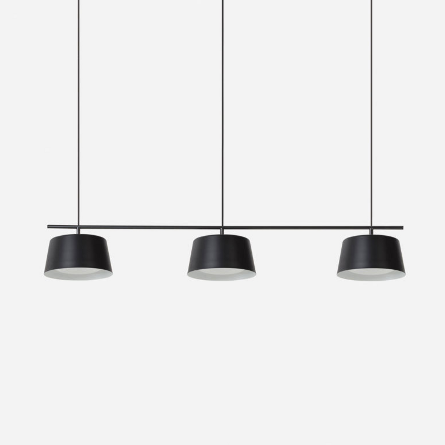 Ellipse Black Pendant Connection Bar - Small