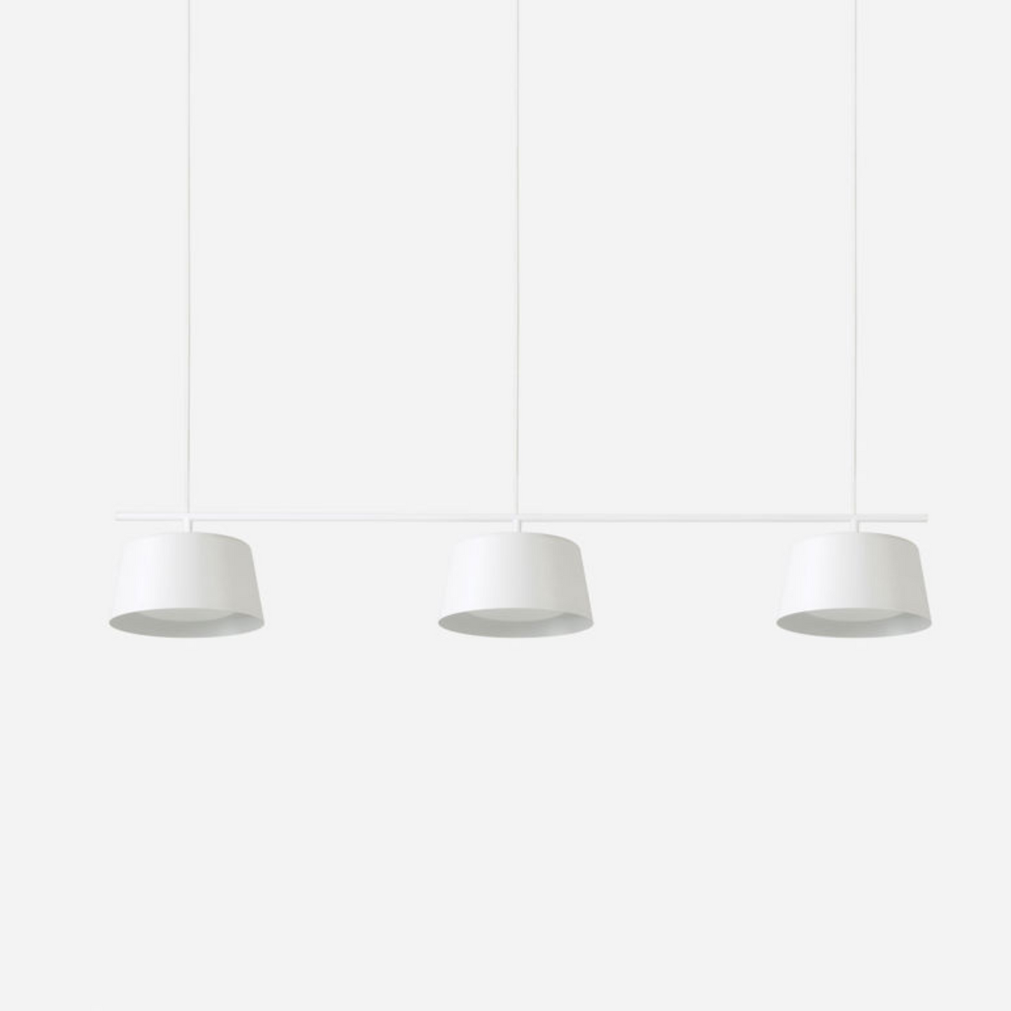 Ellipse White Pendant Connection Bar - Large