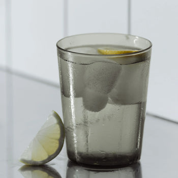 Glass Tumbler Set of 4 - Charcoal