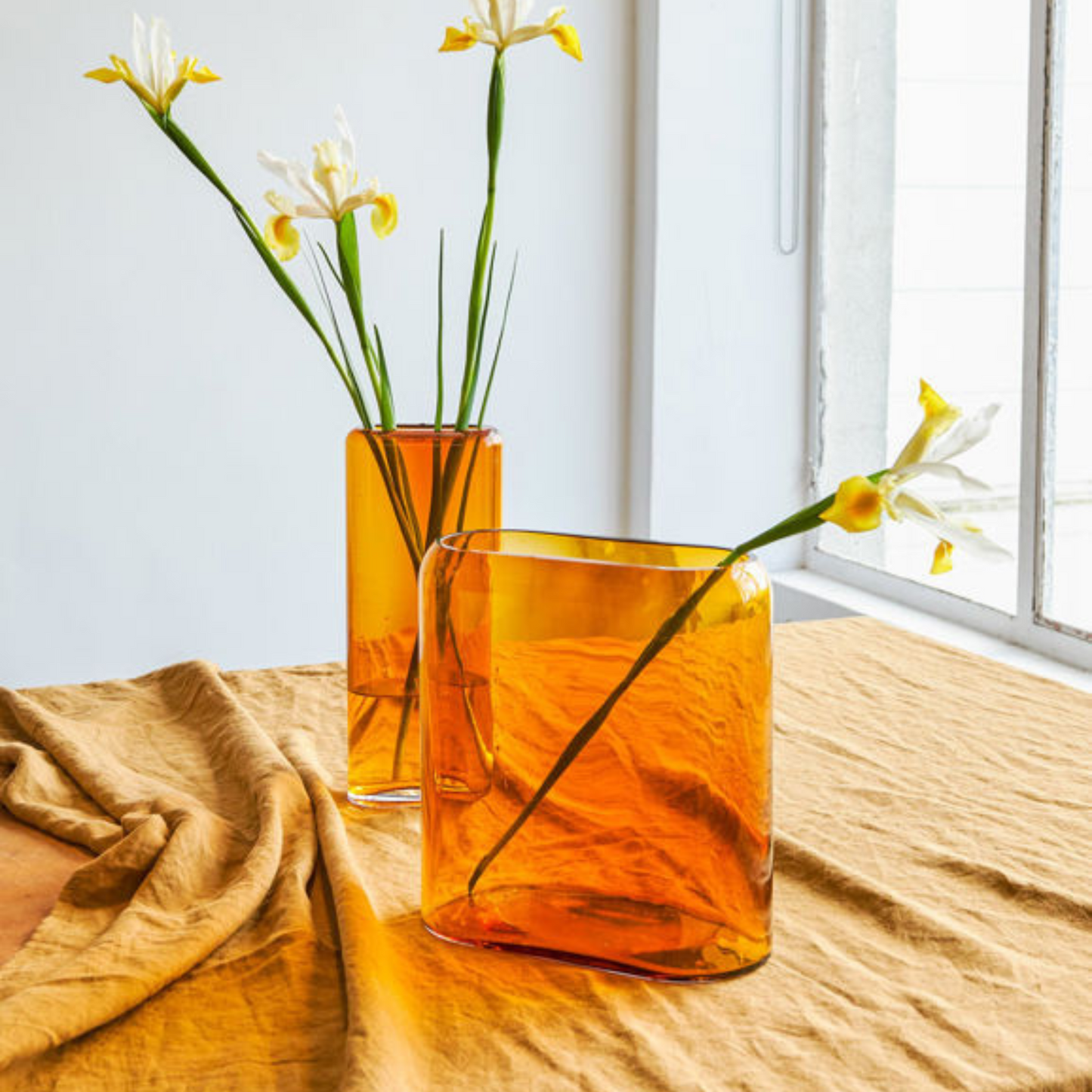 Layers Vase Small - Amber