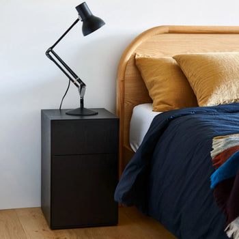 Plinth Bedside Left Hand - Black