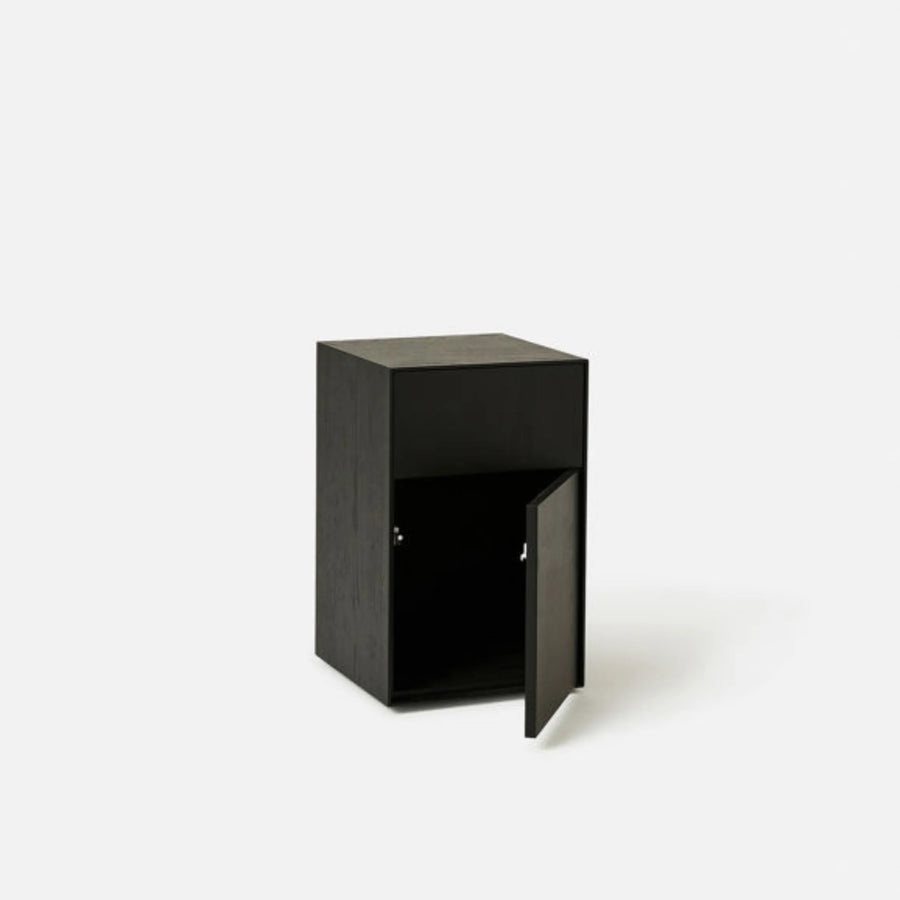 Plinth Bedside Right Hand - Black