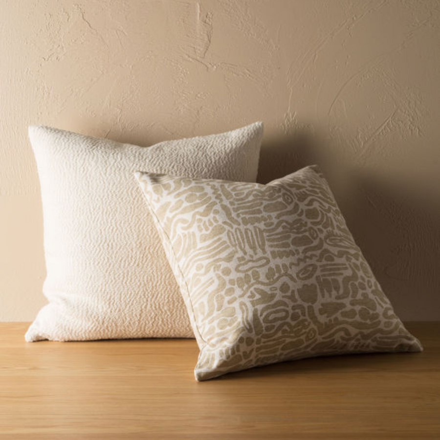 Nomad Cushion - Artichoke/Natural