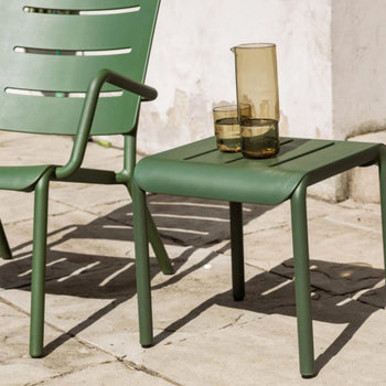 Outo Outdoor Side Table - Dark Green
