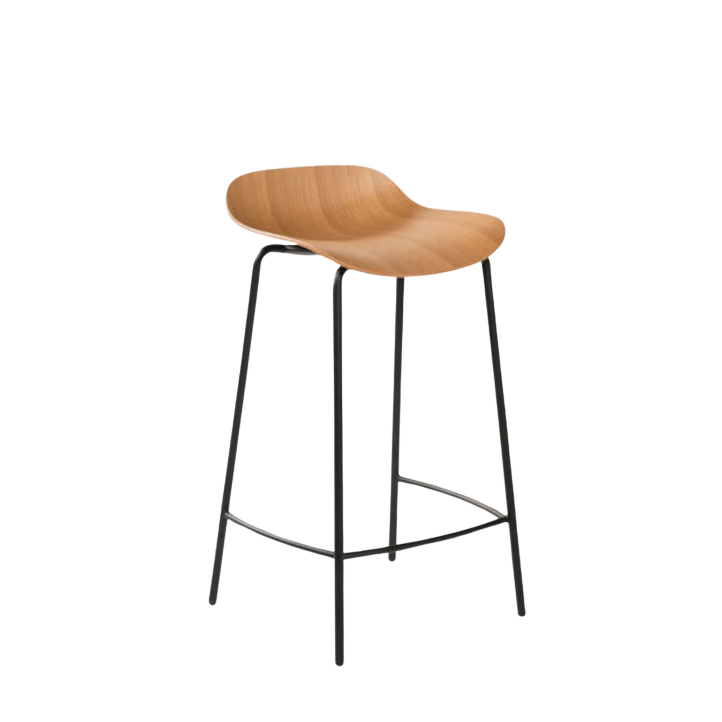 3D Stool - Oak/Black