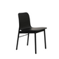 Aspen Chair w/Wooden Legs - Black