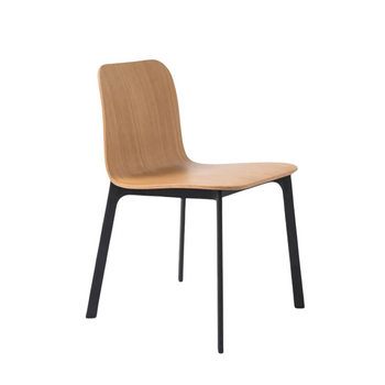 Aspen Chair w/Metal Legs - Oak